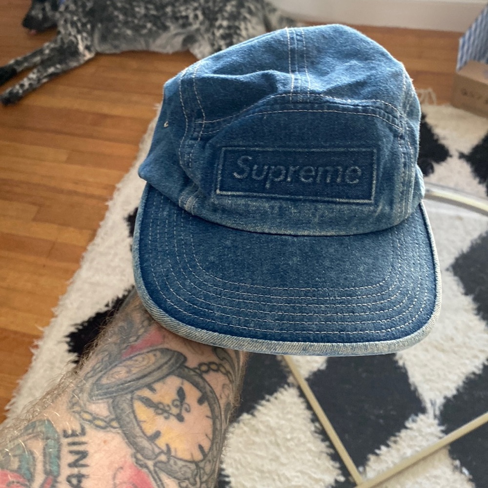 DENIM BLUE SUPREME 5 PANEL